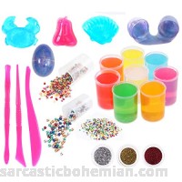 DIY Fluffy Slime Kit – Slime Kits Toys Glitter Powder,Clear Slime Supplies Kids Art Craft 19Pack 19 Pack B07F1RKKMH